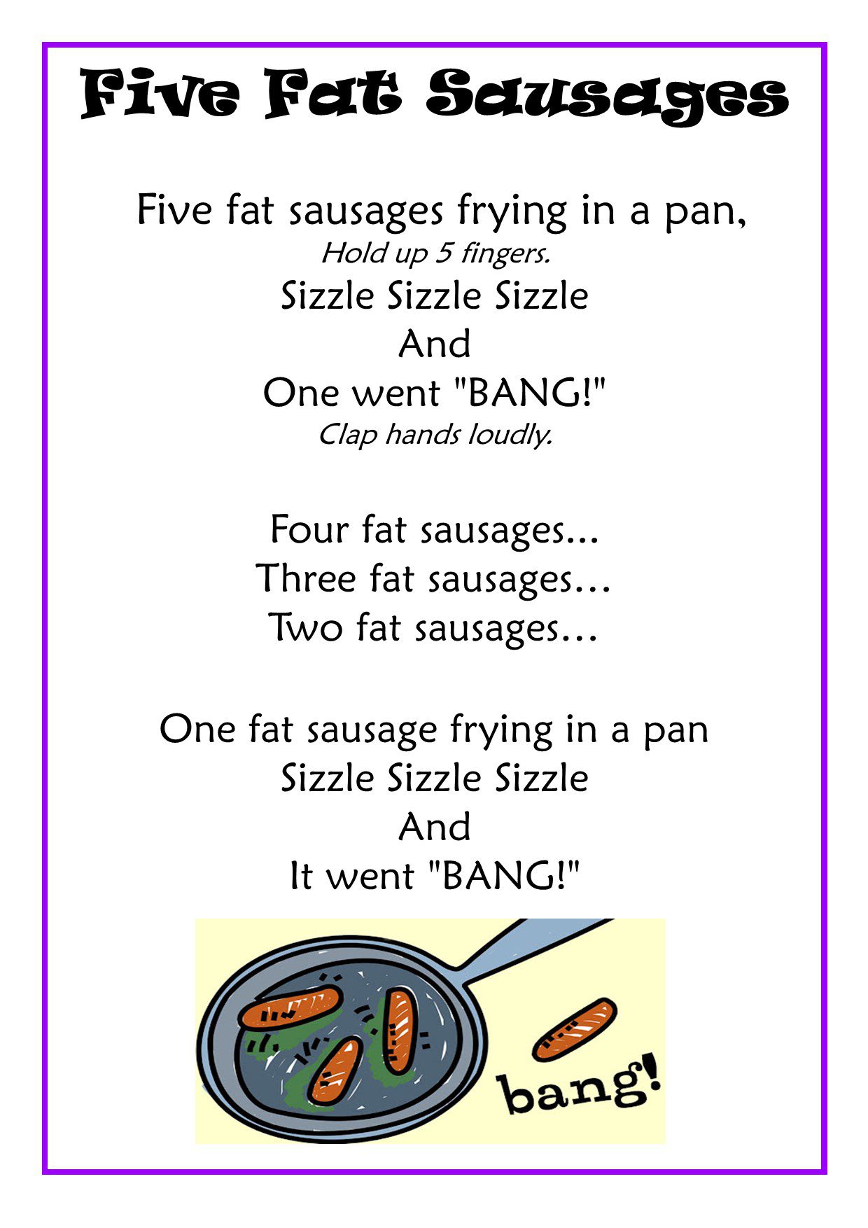 Five Fat Sausages