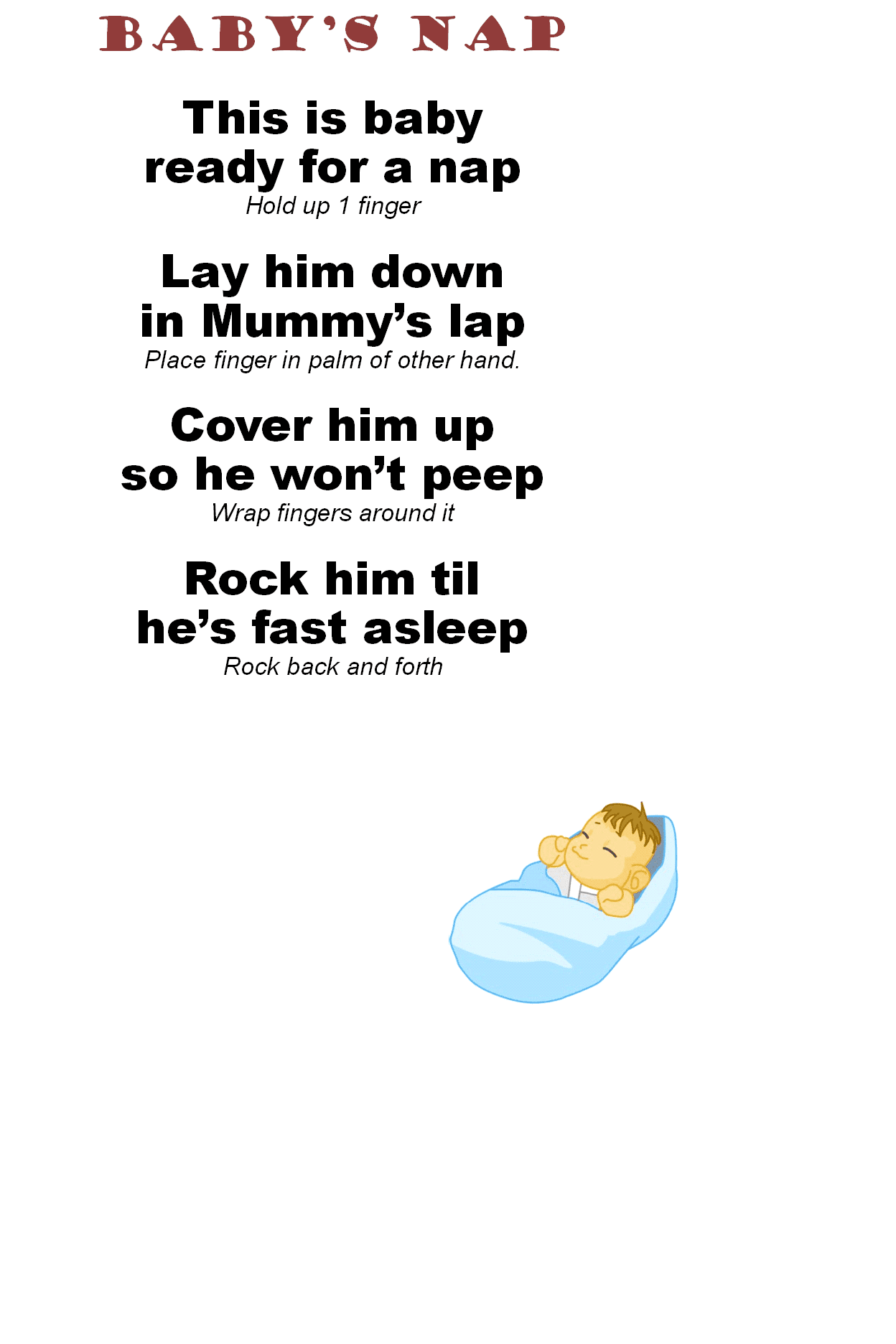 rock a bye baby
