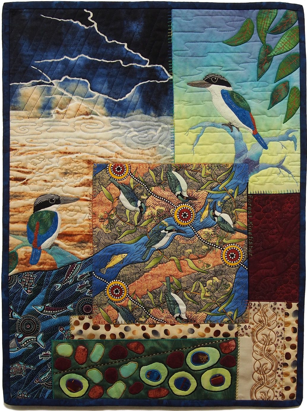Kingfisher quilt