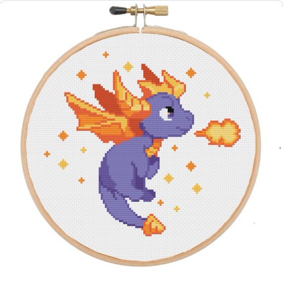 Spyro Cross Stitch